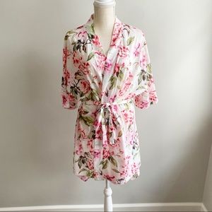 Show Me Your Mumu White and Pink Floral Robe